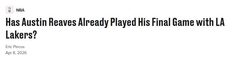 5年1.7亿-2.4亿！里夫斯打完湖人最后1场比赛？